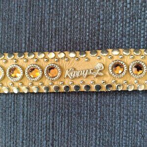 Kippy's Swarvoski Crystal Leather Women's Belt